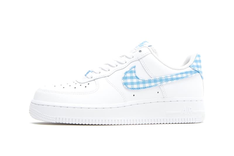 Nike Air Force 1 Low Gingham pack university blue red white checkered release info date price