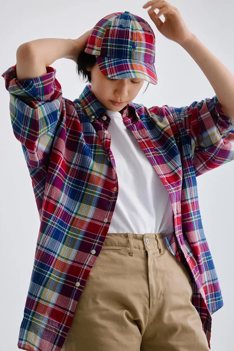 beams polo ralph lauren 10th collection oversized button up shirt t shirt socks bucket hat madras plaid official release date info photos price store list buying guide