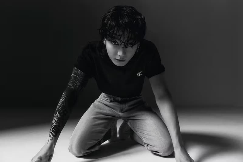 Calvin Klein Reveals New Campaign Imagery for BTS' Jungkook army j-hope rm suga jimin v jin underwear campaign