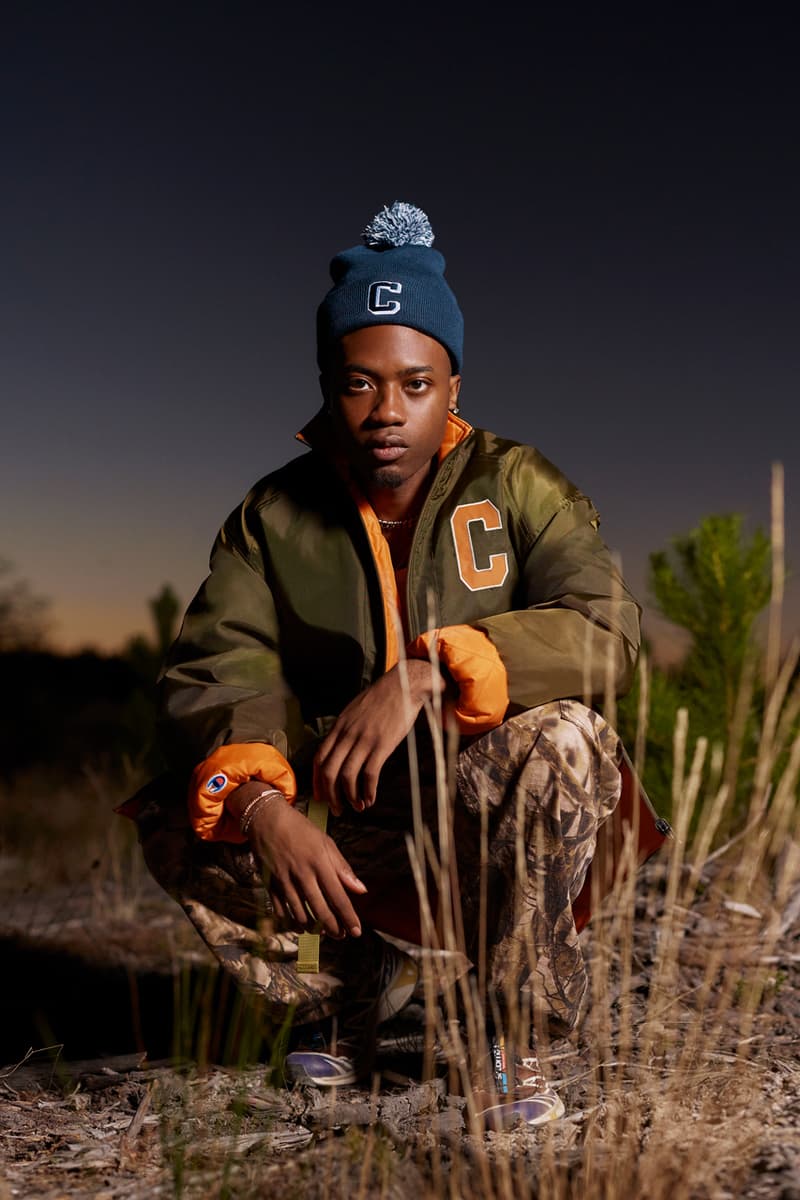 champion fall winter 2023 collection puffer outerwear jackets rochester recycled