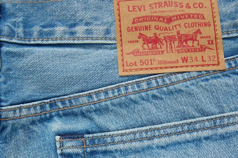 Levis JJJJound SS23 collaboration red ink jacron light wash denim news info