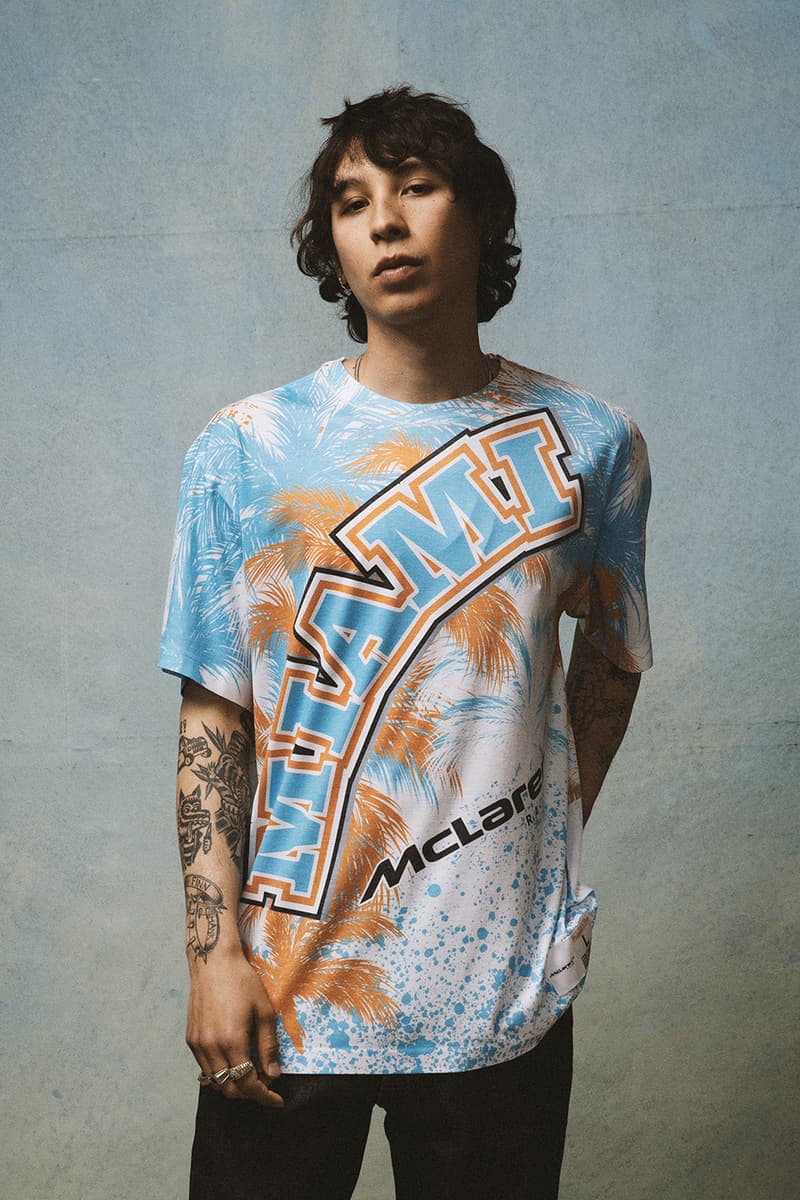 McLaren Announces Mitchell & Ness Collaboration Merch lando norris Oscar Piastri daniel ricciardo formula one formula 1 f1 grand prix miami monaco las vegas