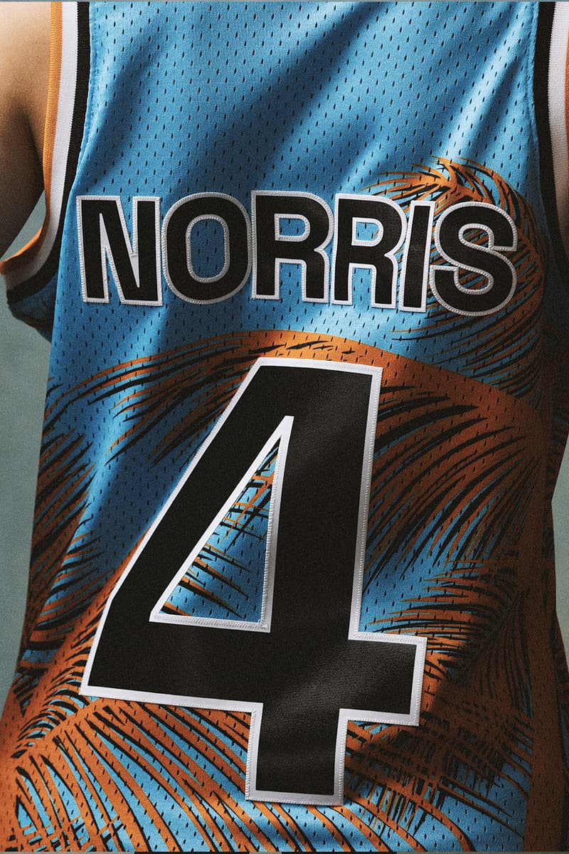 McLaren Announces Mitchell & Ness Collaboration Merch lando norris Oscar Piastri daniel ricciardo formula one formula 1 f1 grand prix miami monaco las vegas