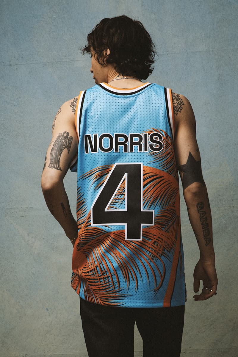 McLaren Announces Mitchell & Ness Collaboration Merch lando norris Oscar Piastri daniel ricciardo formula one formula 1 f1 grand prix miami monaco las vegas