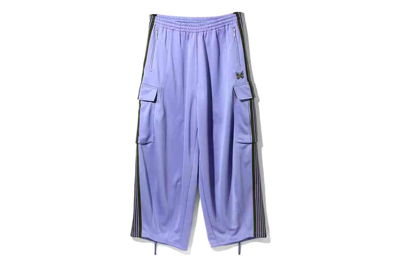 NEEDLES Revamps the Everyday Tracksuit With PURPLE THINGS Collaboration collection release butterfly t-shirt vest sweatsuit