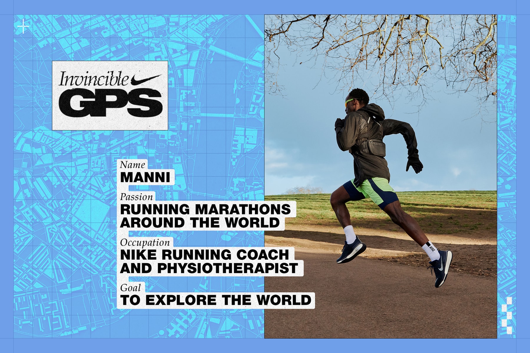 manni ovola nike running coach invincible 3 sneaker route london landmarks culture train invinciblegps