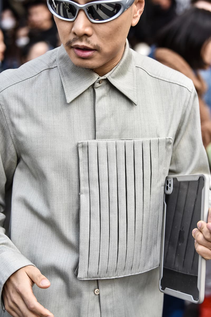 Shanghai Fashion Week FW23 Street Style looks thom browne undercover luxury brands streetwear china fashion luxury