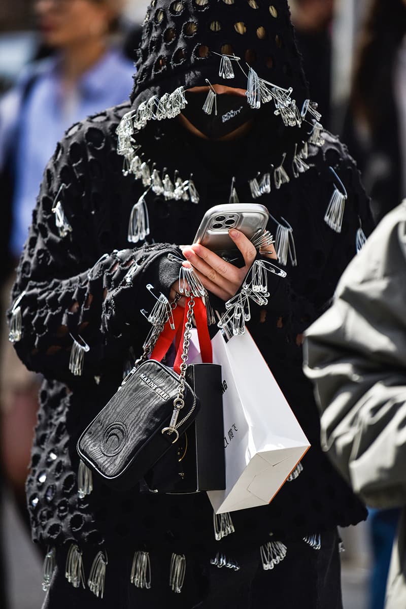 Shanghai Fashion Week FW23 Street Style looks thom browne undercover luxury brands streetwear china fashion luxury