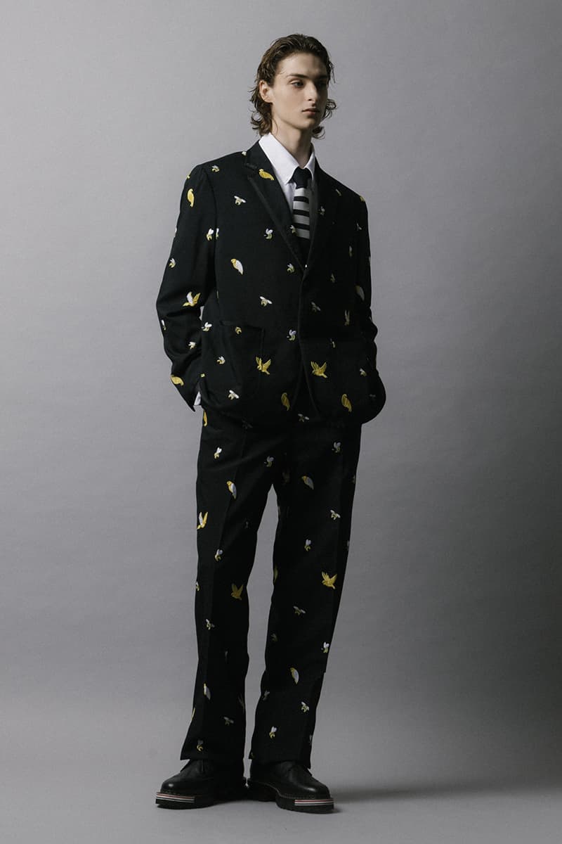 Thom Browne HBX Spring Drop Sunflower Backpack Birds and Bees Release Info