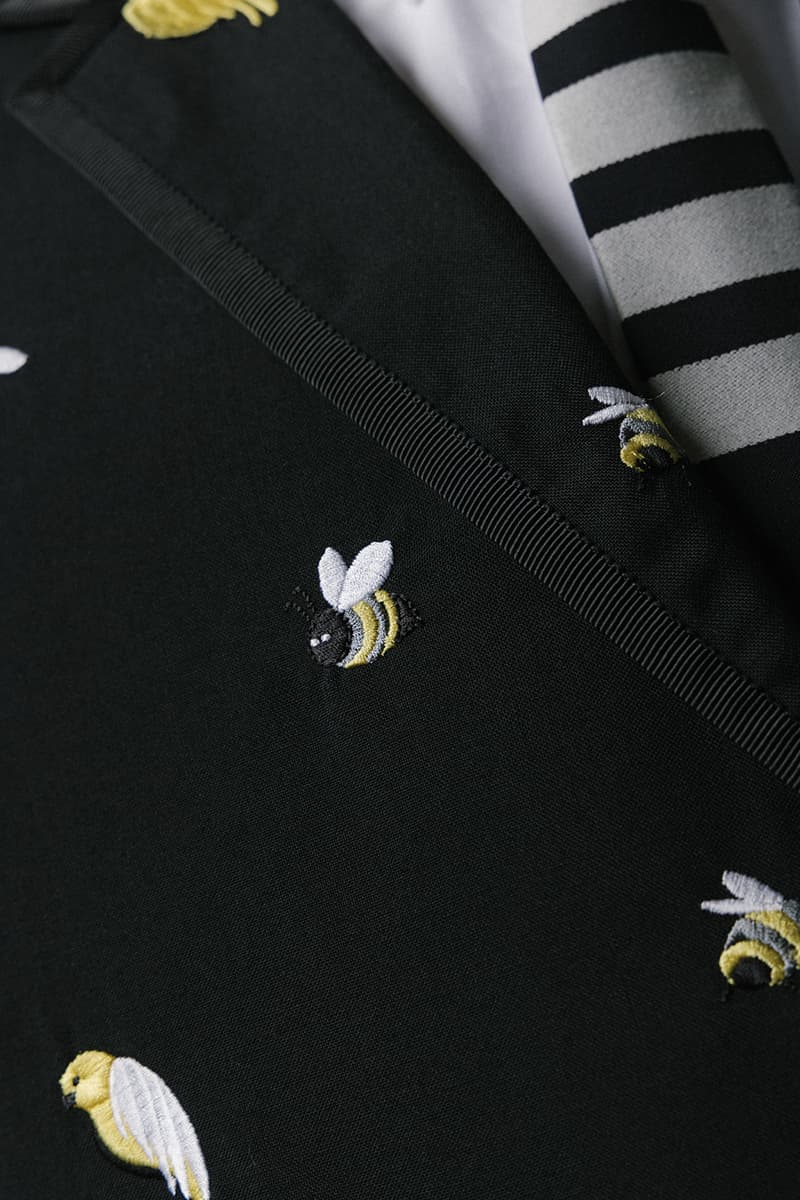 Thom Browne HBX Spring Drop Sunflower Backpack Birds and Bees Release Info