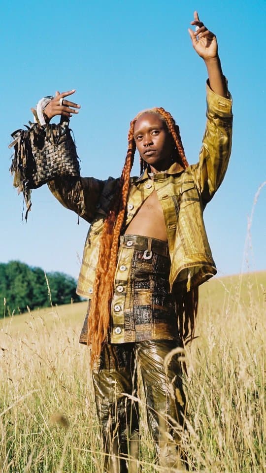 Seaweed Sustainable Fashion Clothing UK Streetwear Runway Spring Summer 2023 Seaside Water Design Designer
