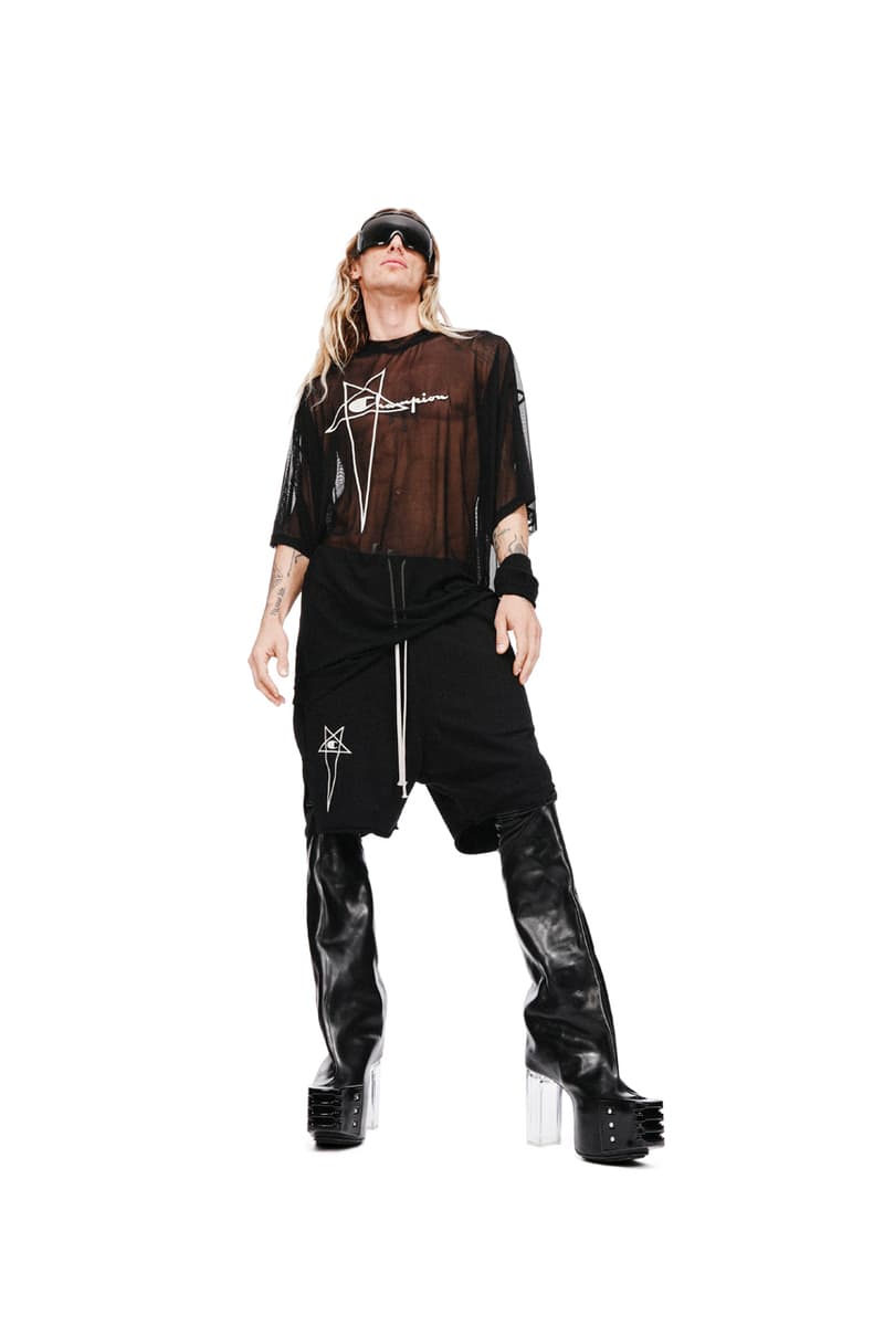 Champion and Rick Owens Reveal Fourth Collaboration Fashion