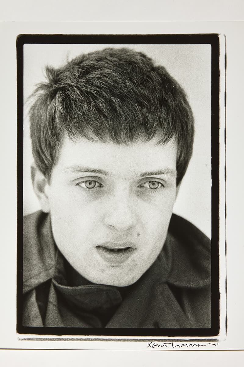 "Property Of" APPLIED ART FORMS Kevin Cummins Photograph T-Shirt Tee Joy Division Ian Curtis Dover Street Market Photo London