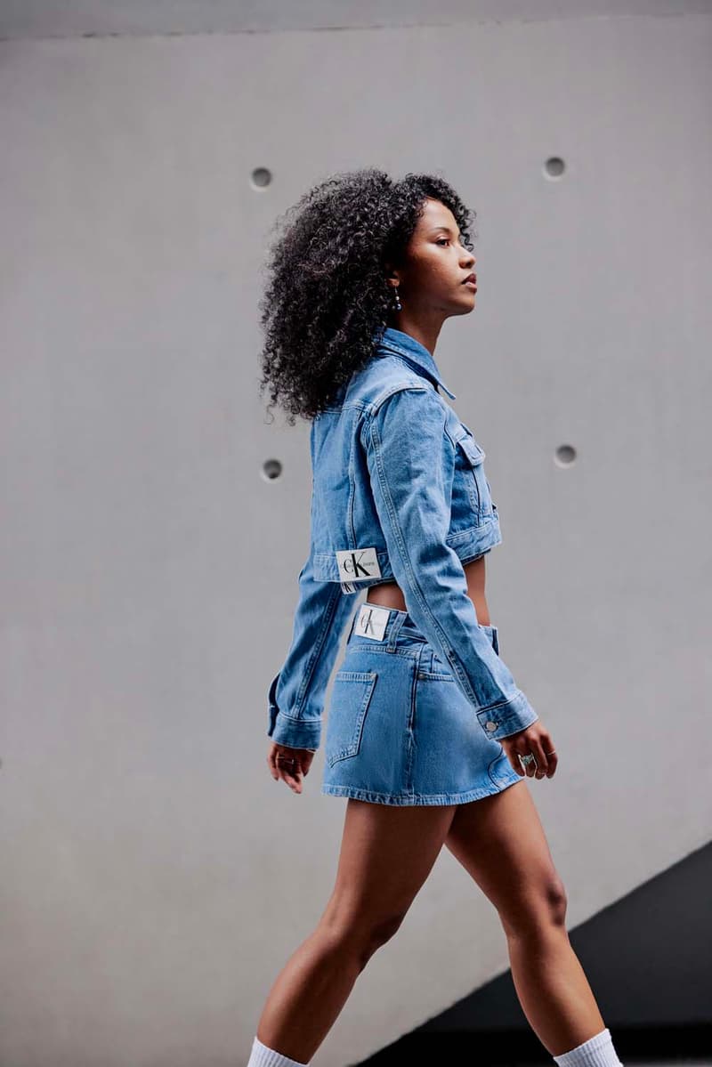 Calvin Klein Fall Denim Footwear Essentials Campaign