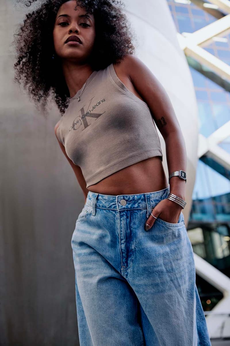 Calvin Klein Fall Denim Footwear Essentials Campaign