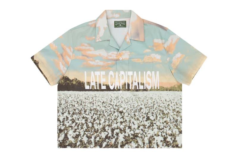denim tears tropical futures late capitalism shirt tee hat release info date store list buying guide photos price tremaine emory