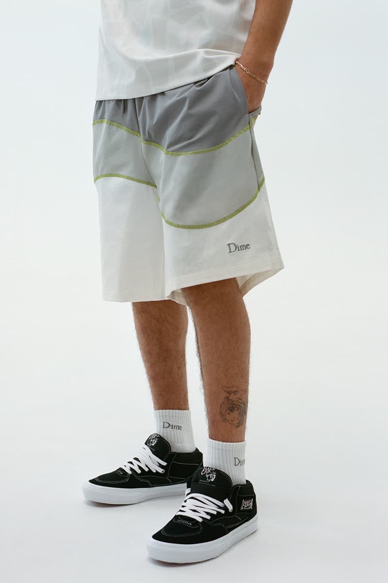 Dime Drops Comfort-Focused and Versatile Summer 2023 Collection lookbook windbreaker jackets jeans denim caps polo shirts football jersey bucket hat