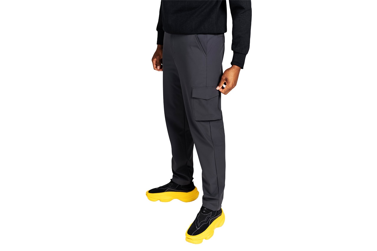 Macade Tap Brice Butler For Limited Edition Capsule hoodie bucket hat cargo pants knit shirt polo black white red gold