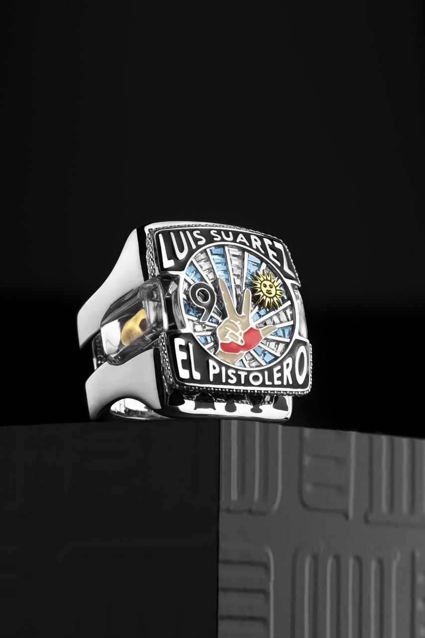 MJ Jones Nottingham Jewellery Design Accessories Soccer Sports Basketball Football Darwin Nunez Lionel Messi Louis Suarez Barcelona Argentina World Cup Champions League