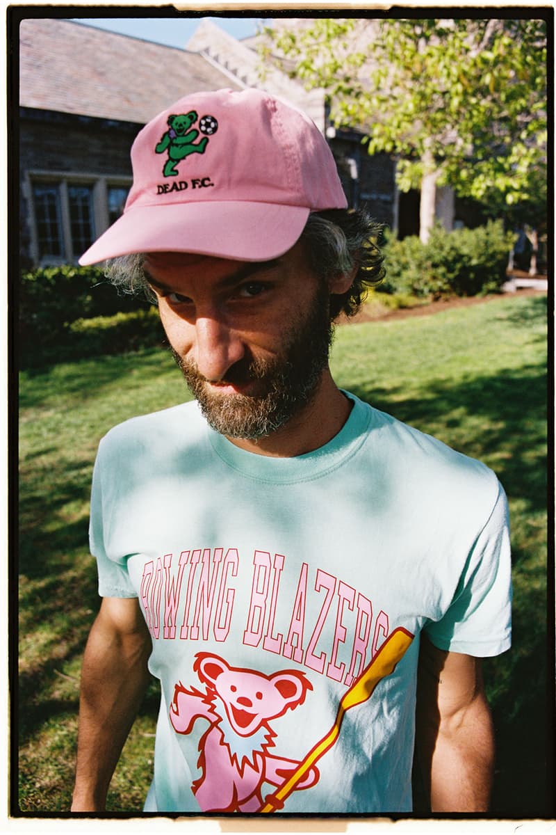 Rowing Blazers x Grateful Dead Mike Gracie Jack Carlson Collaboration Collection Lookbook Release Information Drops