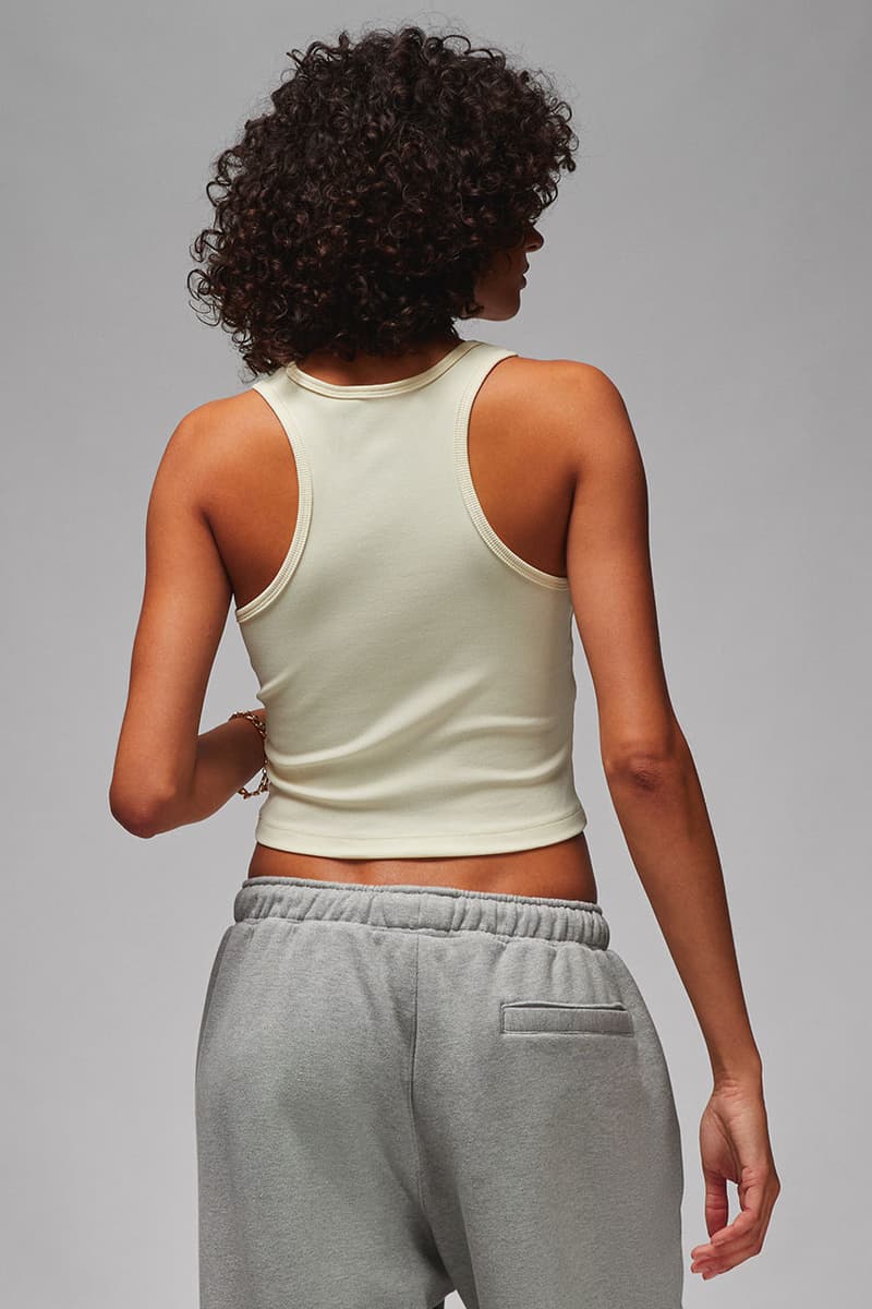 teyana taylor jordan brand collection release date info store list buying guide photos price varsity jacket jumpsuit sweatpants mesh tee beanie tank top