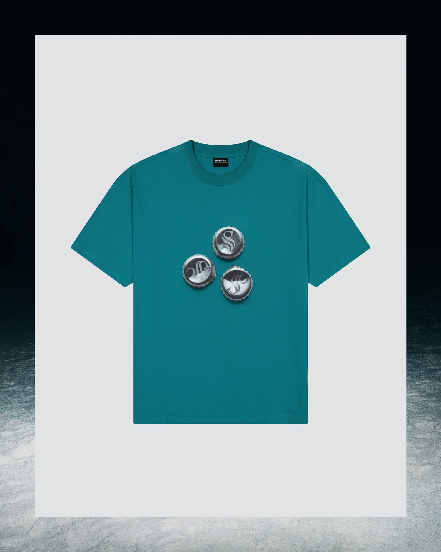 Steinlager Huffer Winter Collaboration Collection jacket beanie t-shirt long sleeve blue red black