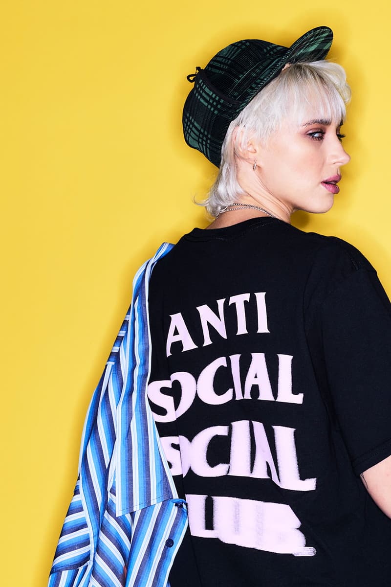 anti social social club aw23 mainline premium body glove collab tees hoodie socks sweatshirt
