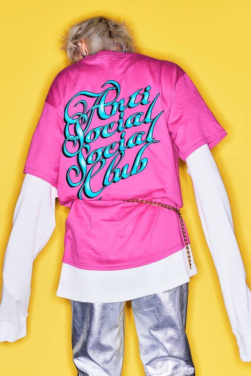 anti social social club aw23 mainline premium body glove collab tees hoodie socks sweatshirt