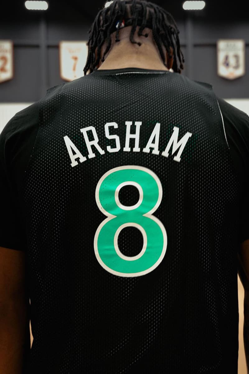 Daniel Arsham Studio cleveland cavaliers nba jersey teal black white jersey meshrelease info