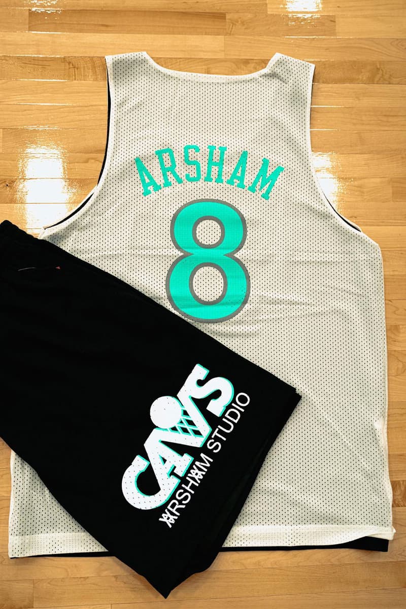 Daniel Arsham Studio cleveland cavaliers nba jersey teal black white jersey meshrelease info