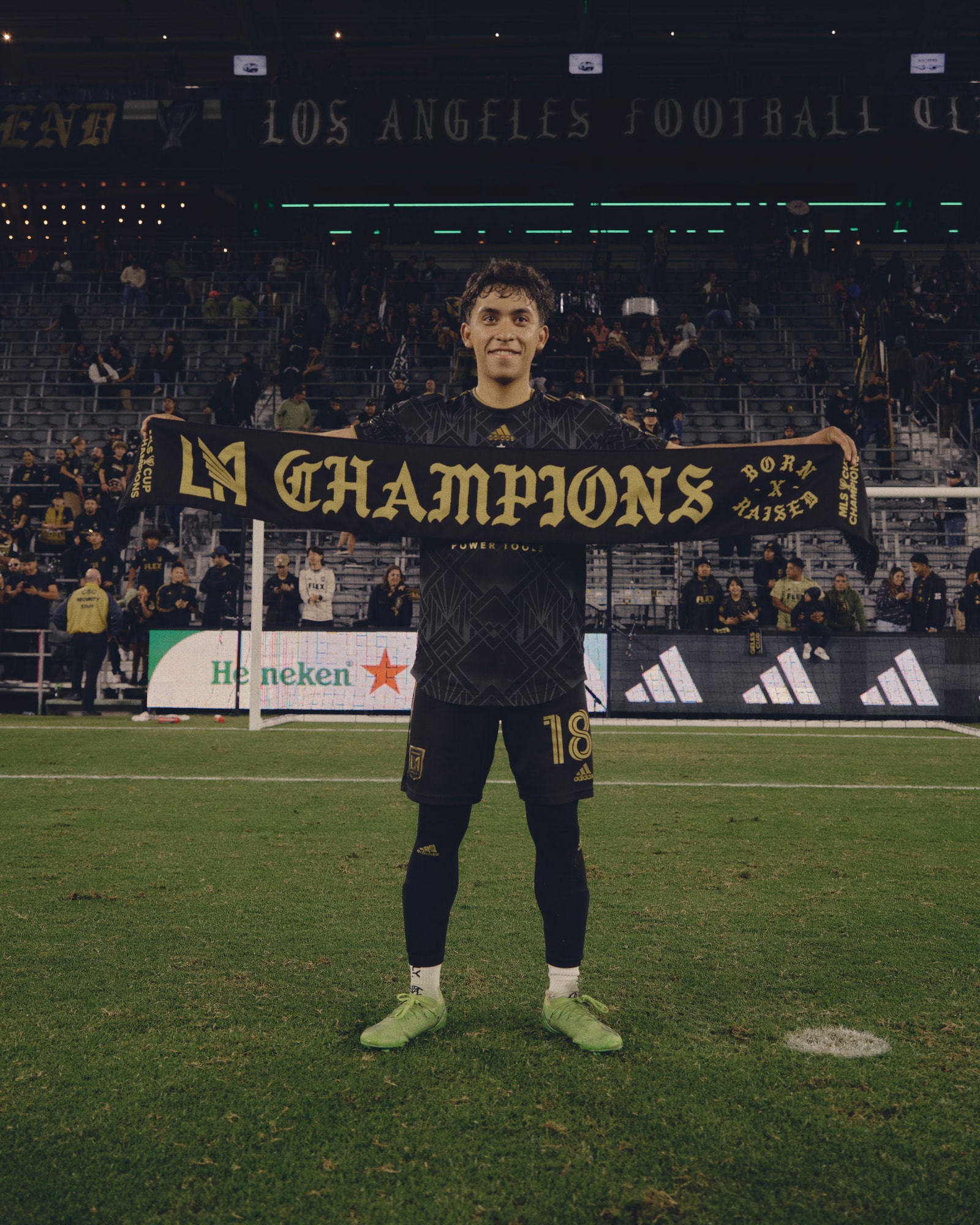 Born X Raised Releases Third Collection with LAFC soccer football field teammates Erik Dueñas