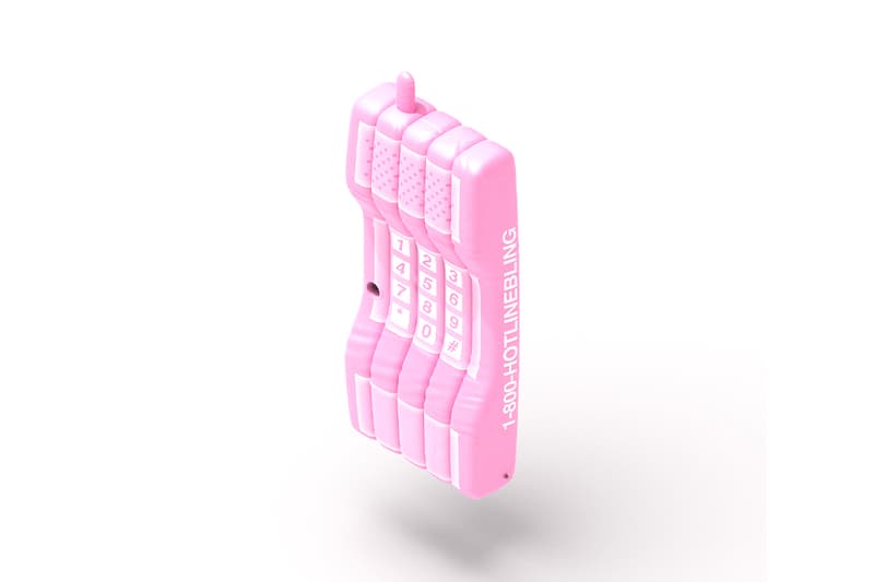 Drake drakerelated Hotline Bling pool float floatie beach towel Merch Release Info