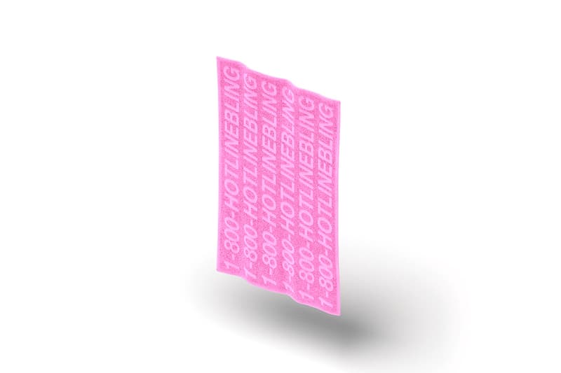 Drake drakerelated Hotline Bling pool float floatie beach towel Merch Release Info