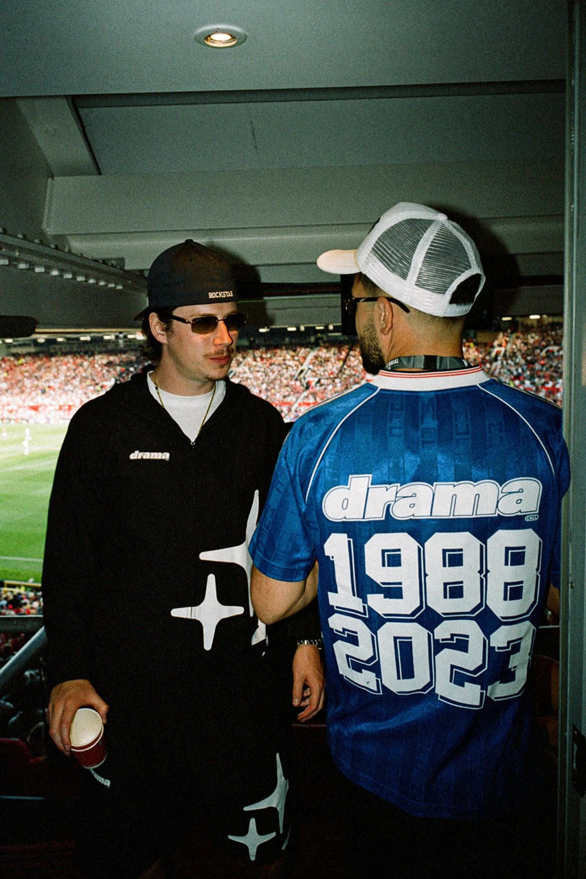 Drama Call Manchester United adidas Collaboration Charlie Bows Aitch 0161 Northern Quarter Liam Gallagher Fashion Football Sports Premier League Champions League UEFA FIFA Football Association