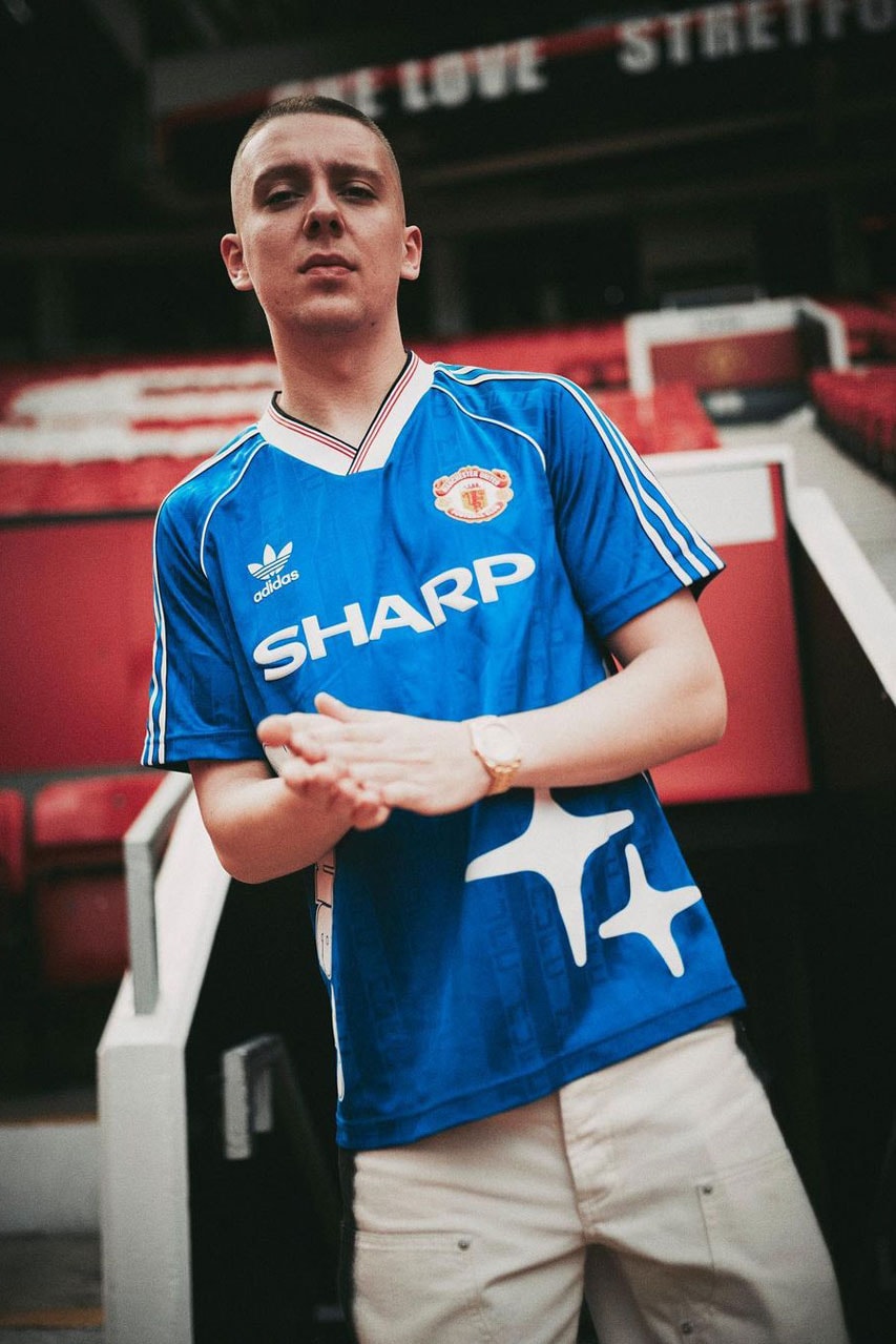 Drama Call Manchester United adidas Collaboration Charlie Bows Aitch 0161 Northern Quarter Liam Gallagher Fashion Football Sports Premier League Champions League UEFA FIFA Football Association
