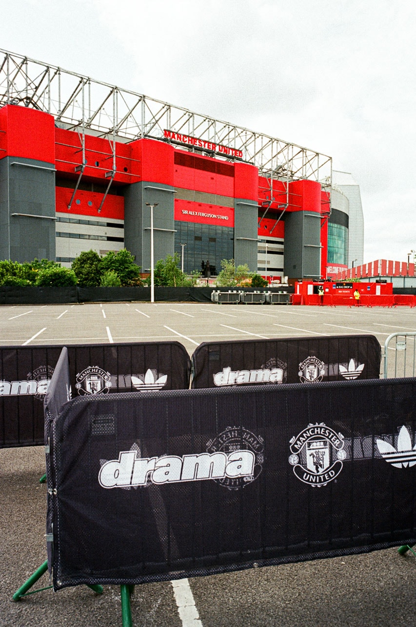 Drama Call Manchester United adidas Collaboration Charlie Bows Aitch 0161 Northern Quarter Liam Gallagher Fashion Football Sports Premier League Champions League UEFA FIFA Football Association