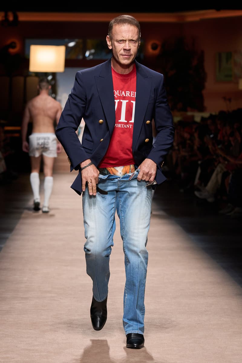 Dsquared2 Spring/Summer 2024 Milan Fashion Week SS24 Collection Rocco Siffredi Julia Fox Dean Dan Caten Runway Review