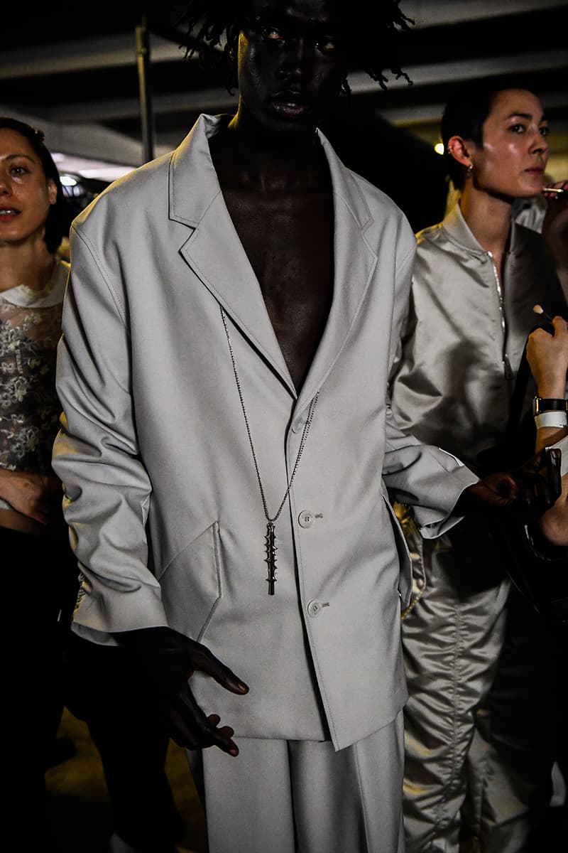Études SS24 Collides Soft Tailoring With Technical Details backstage first looks paris show