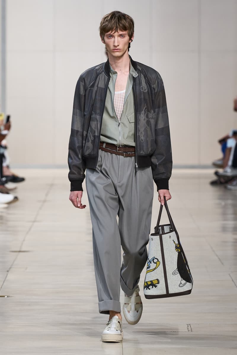 Hermès Spring Summer 2024 Paris Fashion Week Runway Show SS24 Véronique Nichanian Menswear Birkin Bags