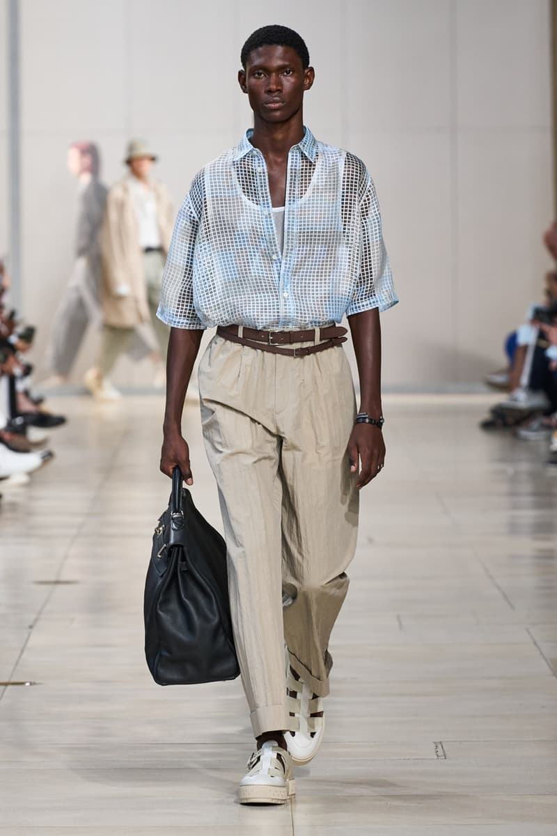 Hermès Spring Summer 2024 Paris Fashion Week Runway Show SS24 Véronique Nichanian Menswear Birkin Bags