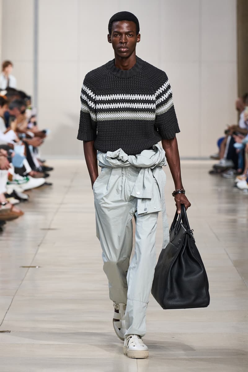 Hermès Spring Summer 2024 Paris Fashion Week Runway Show SS24 Véronique Nichanian Menswear Birkin Bags