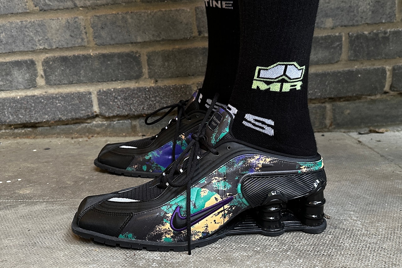 Martine Rose Spring/Summer 2024 London Fashion Week Runway Show Review Nike MR4 Shox Closer Look