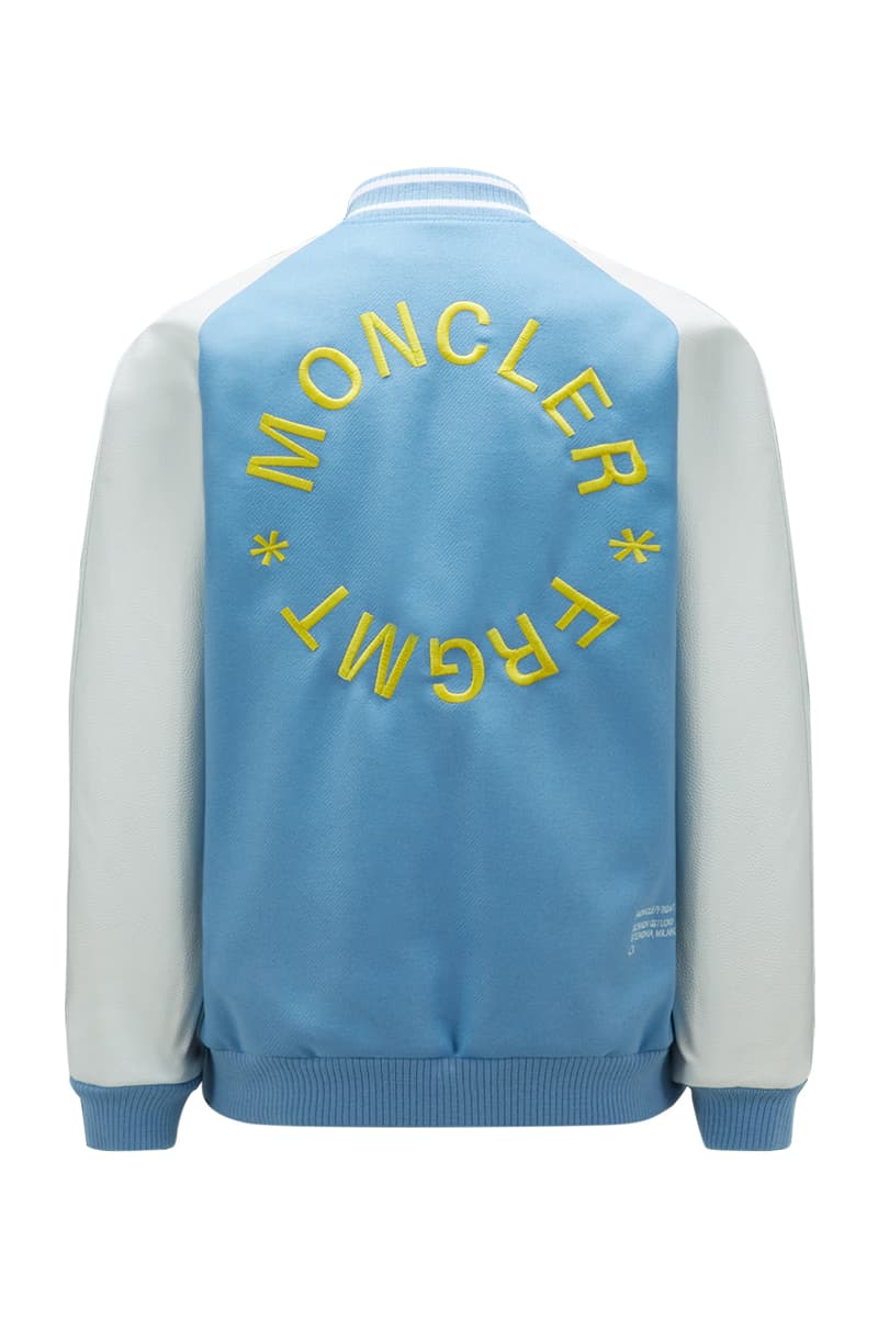 Moncler x FRGMT Varsity Jacket Closer Look Details Shop Buy Now Order Hiroshi Fujiwara
