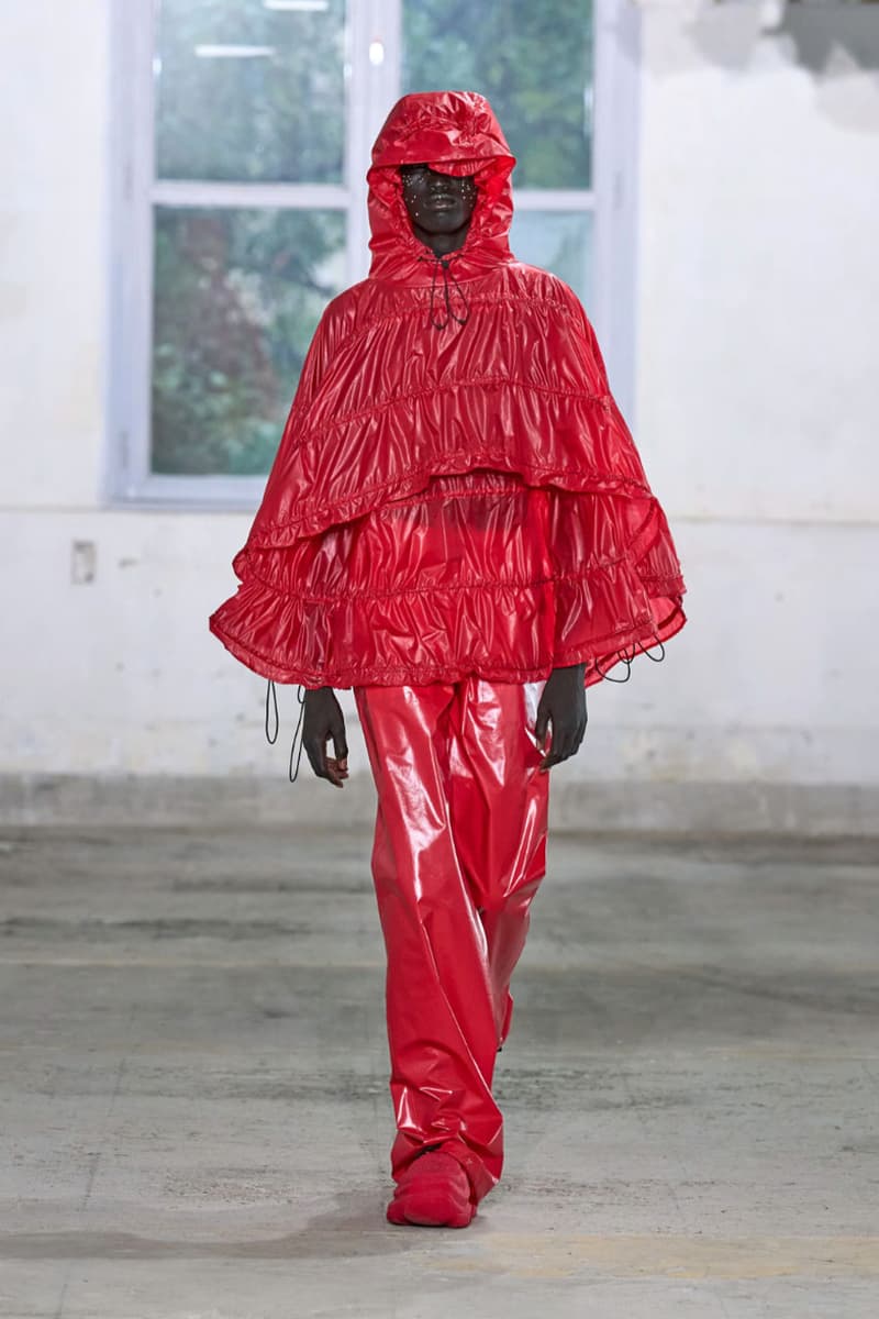Rains Spring/Summer 2024 Collection Paris Fashion Week Men's Runway Images