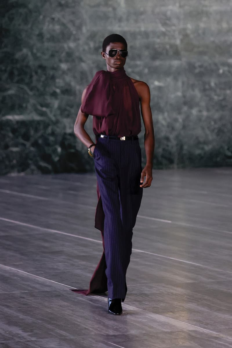 Saint Laurent Spring/Summer 2024 Menswear Runway Show Berlin Neue Nationalgalerie Ludwig Mies van der Rohe Review Looks Report