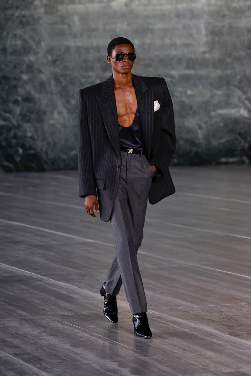 Saint Laurent Spring/Summer 2024 Menswear Runway Show Berlin Neue Nationalgalerie Ludwig Mies van der Rohe Review Looks Report