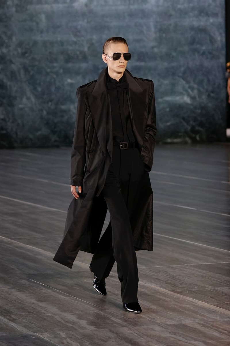 Saint Laurent Spring/Summer 2024 Menswear Runway Show Berlin Neue Nationalgalerie Ludwig Mies van der Rohe Review Looks Report