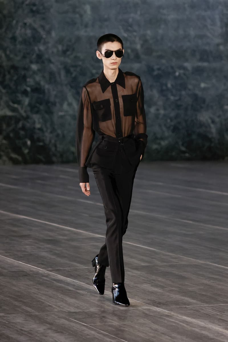 Saint Laurent Spring/Summer 2024 Menswear Runway Show Berlin Neue Nationalgalerie Ludwig Mies van der Rohe Review Looks Report