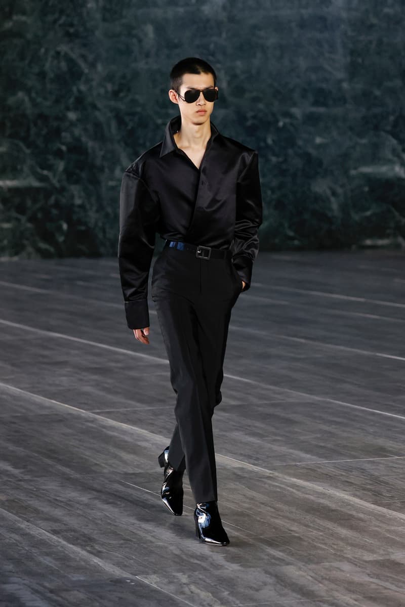 Saint Laurent Spring/Summer 2024 Menswear Runway Show Berlin Neue Nationalgalerie Ludwig Mies van der Rohe Review Looks Report