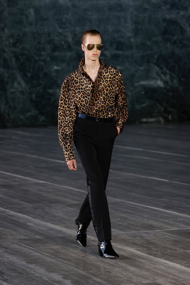 Saint Laurent Spring/Summer 2024 Menswear Runway Show Berlin Neue Nationalgalerie Ludwig Mies van der Rohe Review Looks Report